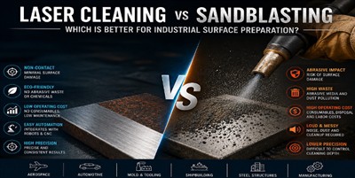 Laser Cleaning Vs. Sandblasting: Which Is Better For Industrial Surface Preparation?